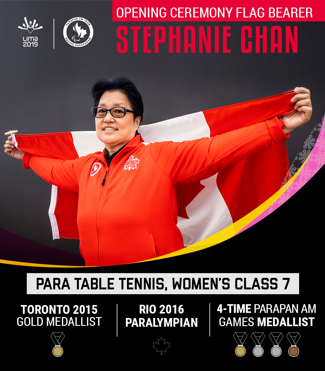Stephanie Chan Flag Bearer Graphic