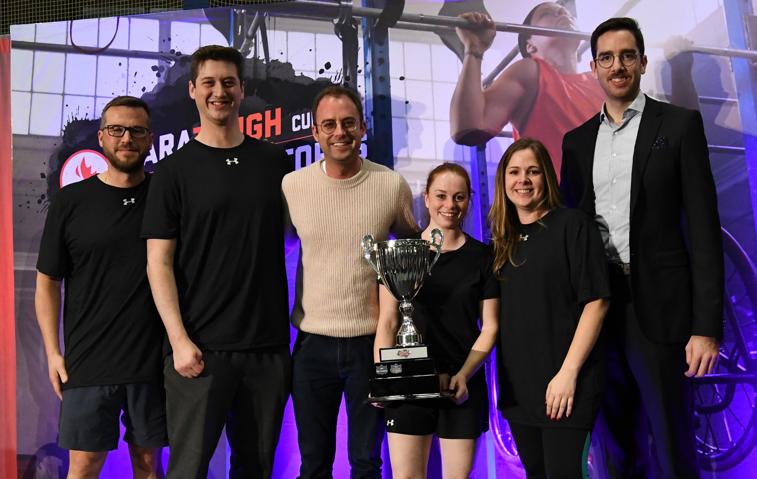 Team Fasken 2 with the ParaTough Cup trophy in Montreal 2019. 