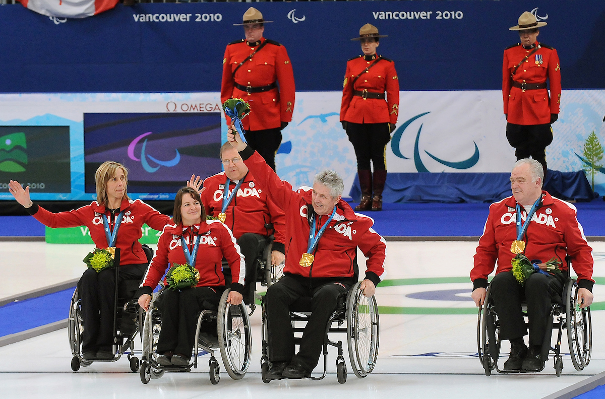 Wheelchair curling team