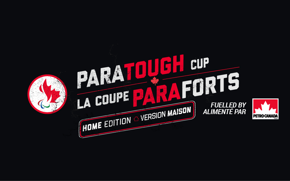 ParaTough Cup Home Edition Logo which includes CPC logo on the left and Fuelled by Petro-Canada Canada on the right