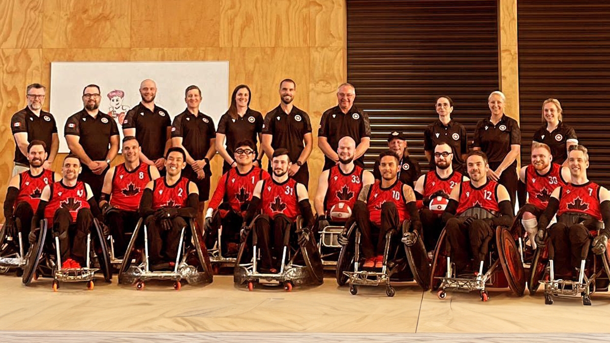 Canadian Wheelchair Rugby Team.
