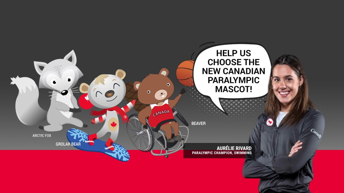 Aurelie Rivard wants you to help choose the next mascot: a grolar bear, arctic fox, or beaver