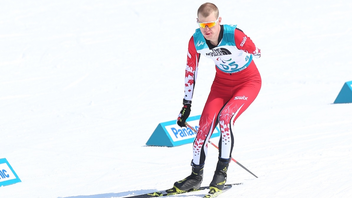 Para nordic skier Mark Arendz competes at the PyeongChang 2018 Paralympic Winter Games