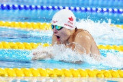 Nicholas Bennett swims at the Parapan Ams in Lima