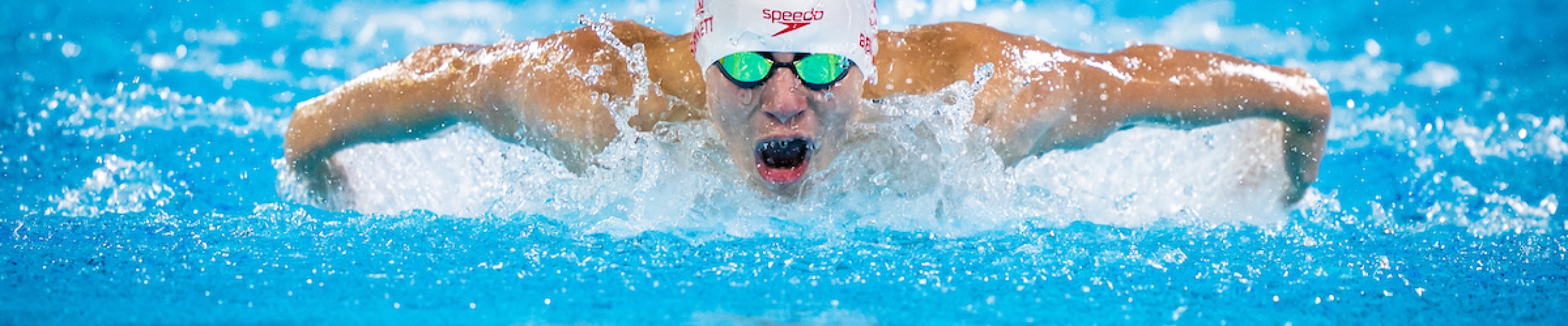 Nicholas Bennett swimming