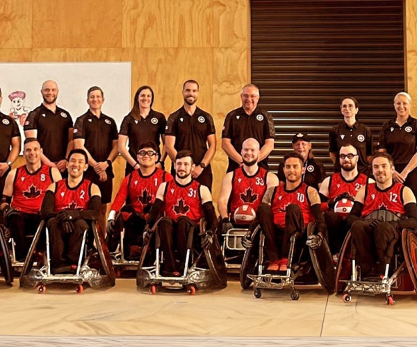 Canadian Wheelchair Rugby Team.