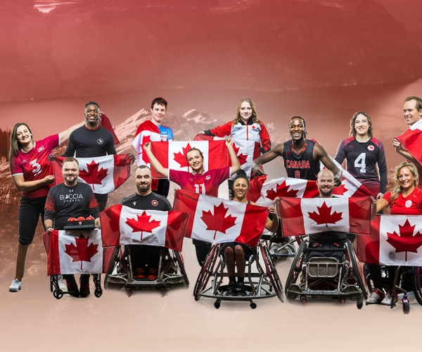 Canada header with athletes