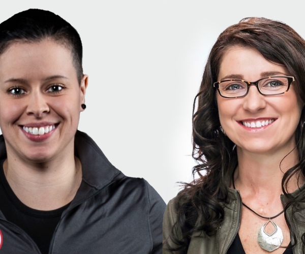 Headshots of Cindy Ouellet and Michelle Stilwell, both smiling 