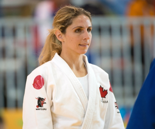 Para judoka Priscilla Gagne at the Toronto 2015 Parapan Am Games. 