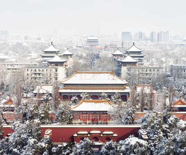 An image of Beijing in the winter 