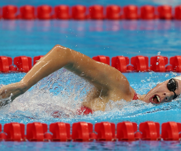 Aurelie Rivard swims at the Rio 2016 Paralympic Games