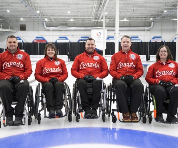 2023 wheelchair curling team