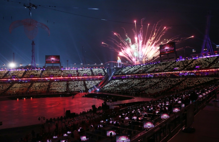 PyeongChang opening ceremony stadium
