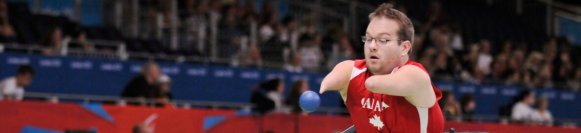 Josh Vander Vies competing at the London 2012 Paralympics in Boccia.