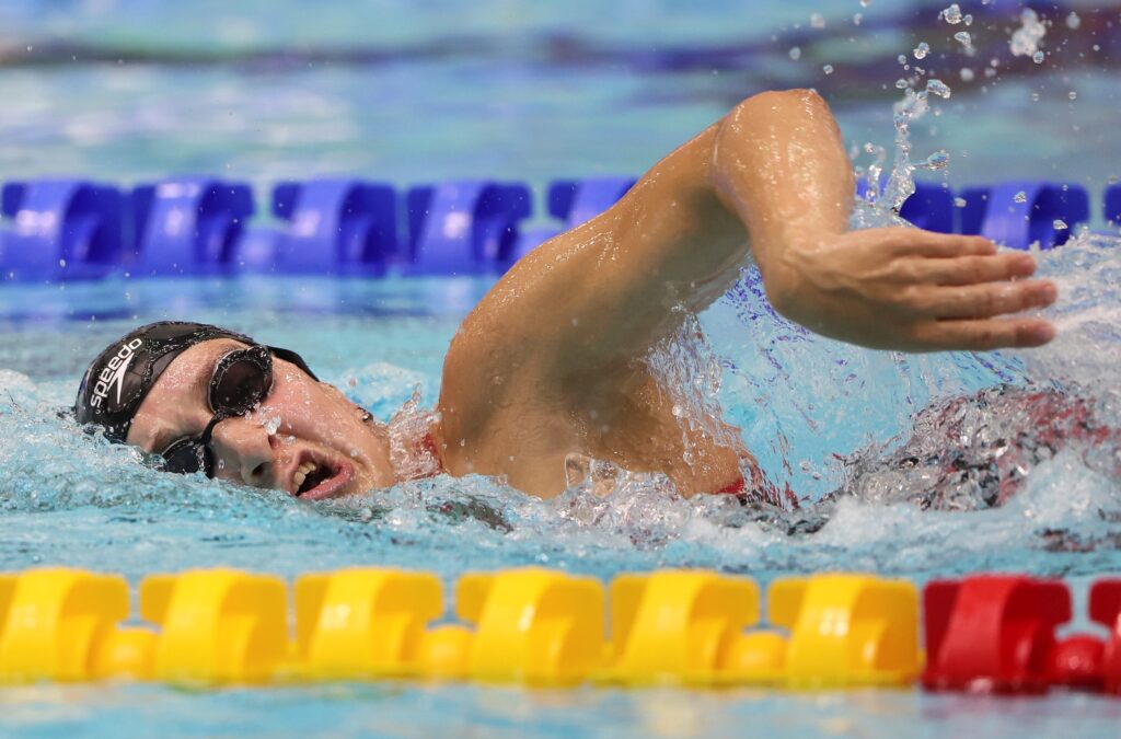 Sabrina Duchesne, Para swimmer, swimming at the Manchester 2023 Para Swimming World Championships