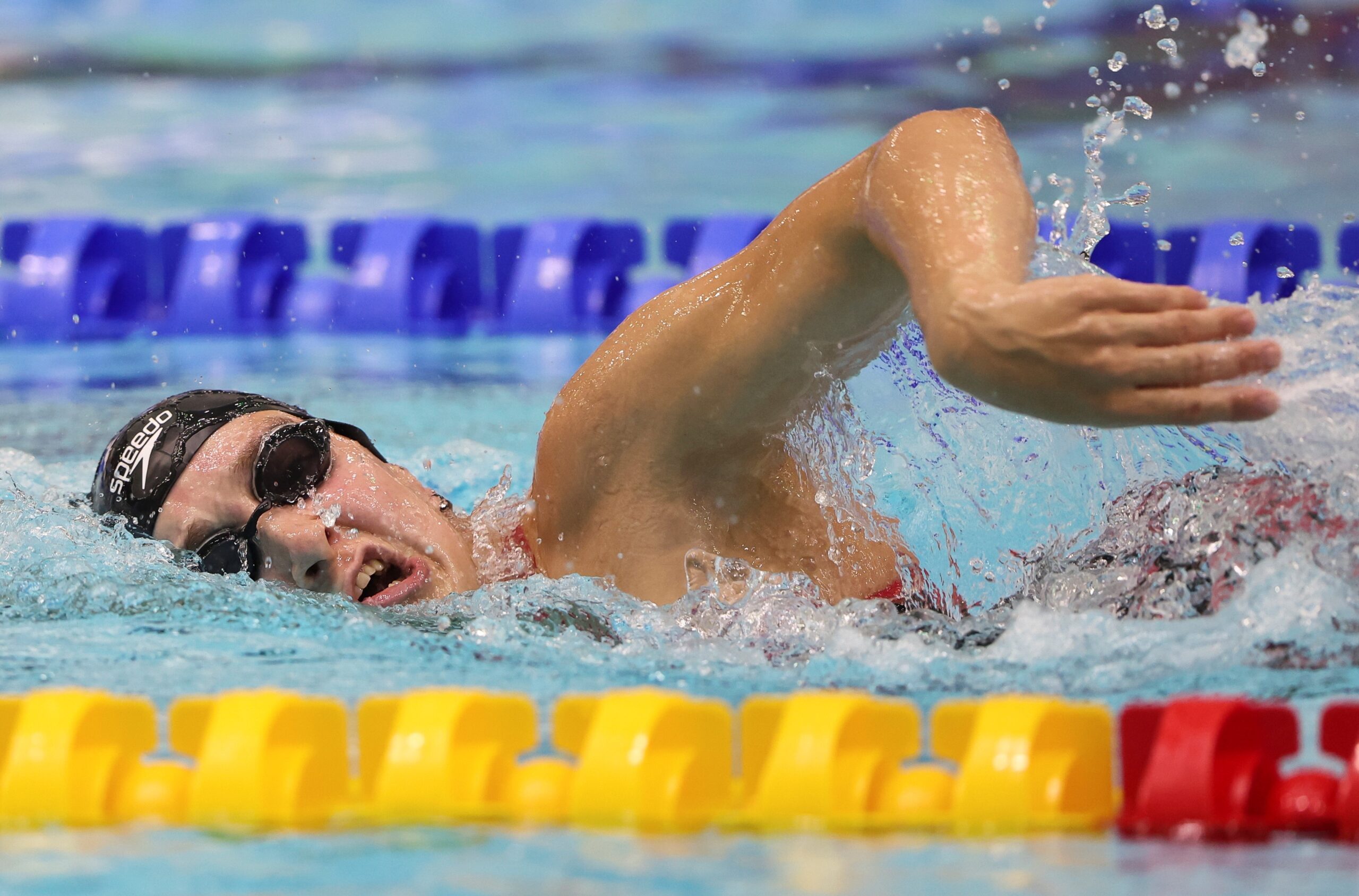 Sabrina Duchesne, Para swimmer, swimming at the Manchester 2023 Para Swimming World Championships