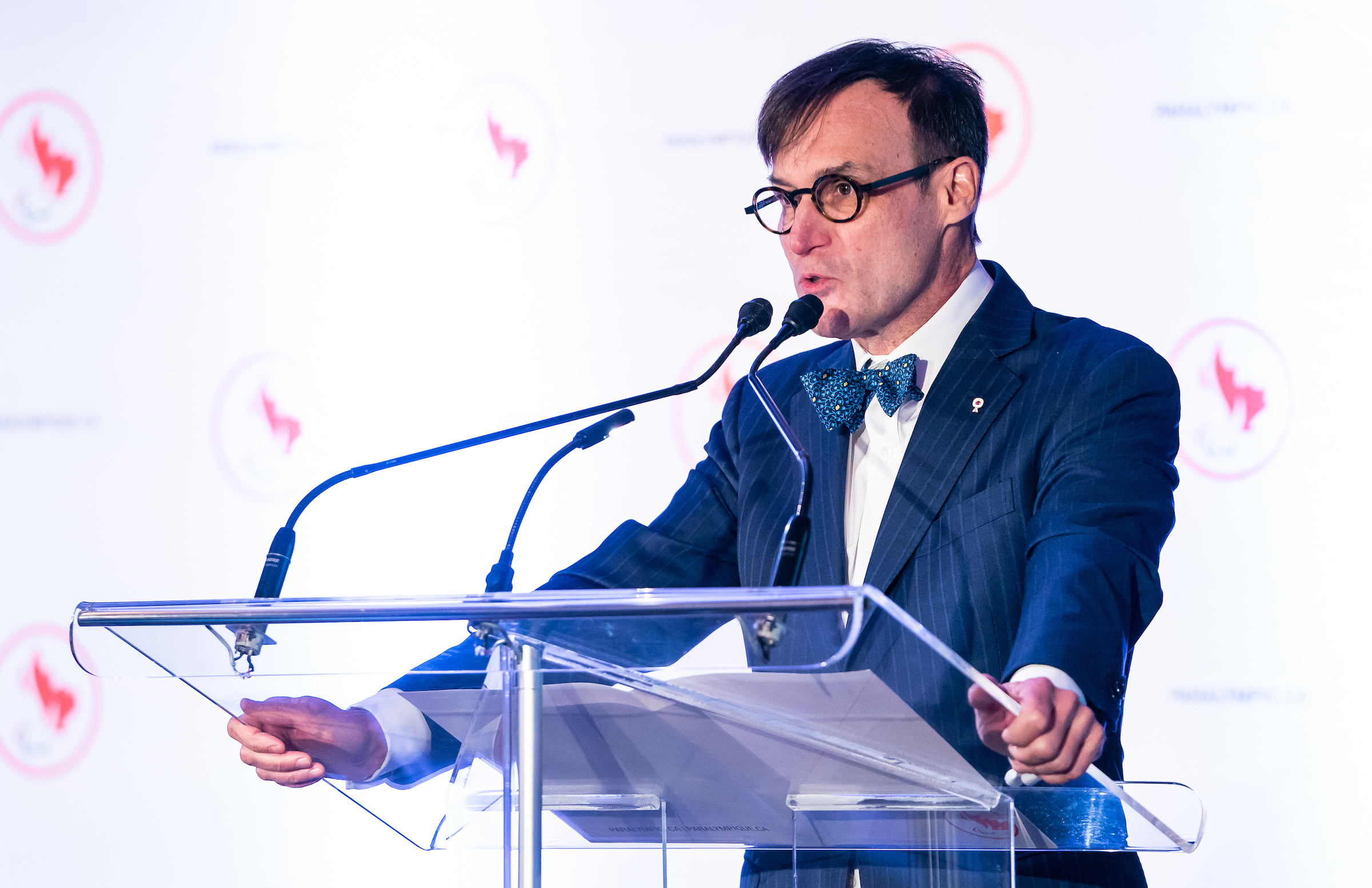 CPC president Marc-Andre Fabien speaks at the 2018 Canadian Paralympic summit.