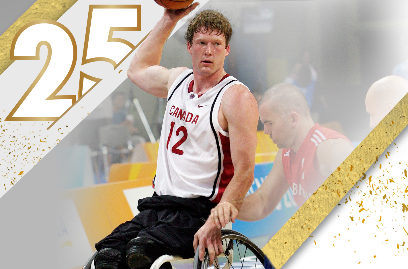 Ain image of Patrick Anderson at the Athens 2004 Paralympic Games