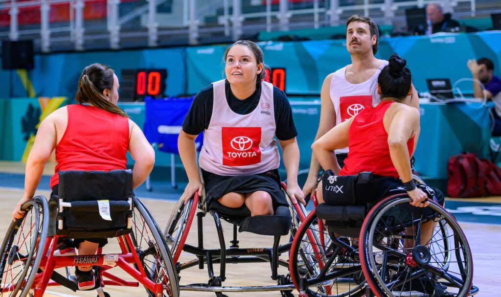 Isaac-Pictou in training