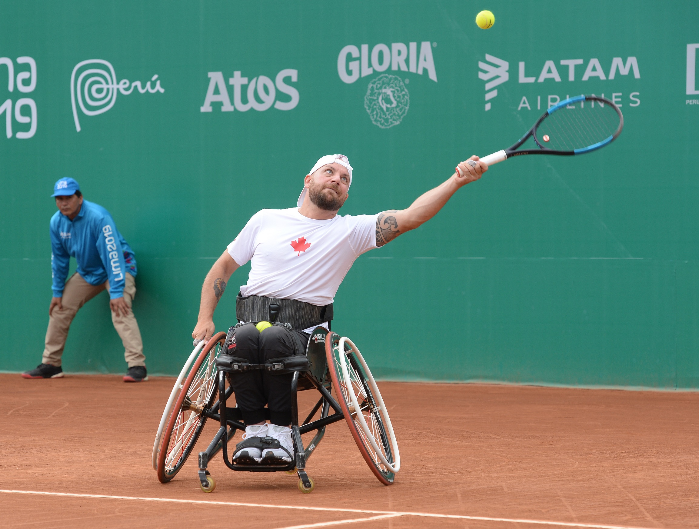Mitch McIntyre in action at the Lima 2019 Parapan Am Games