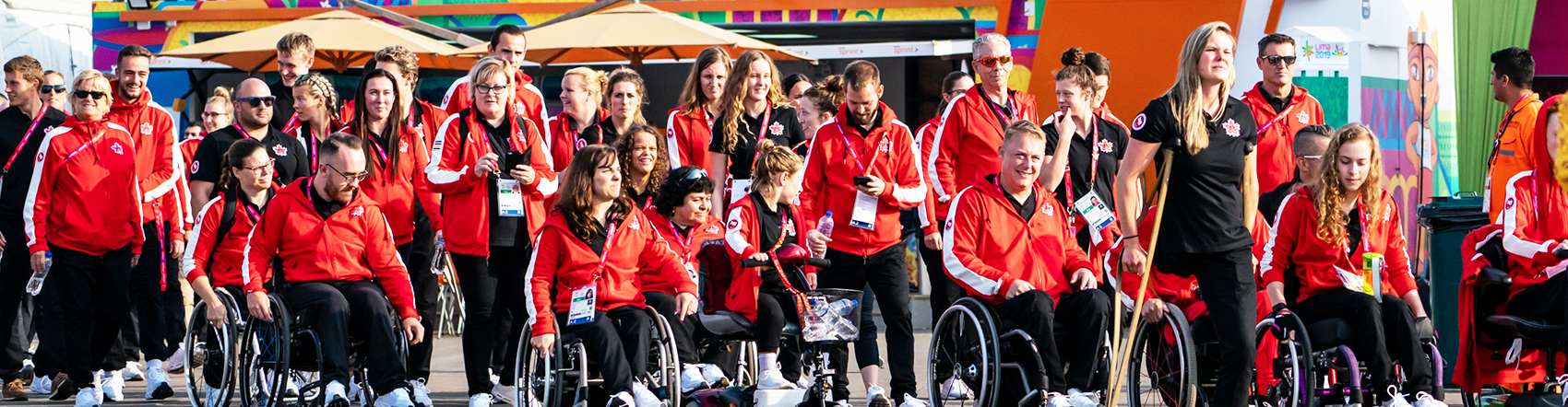 Athletes from the Lima 2019 Parapan American Games