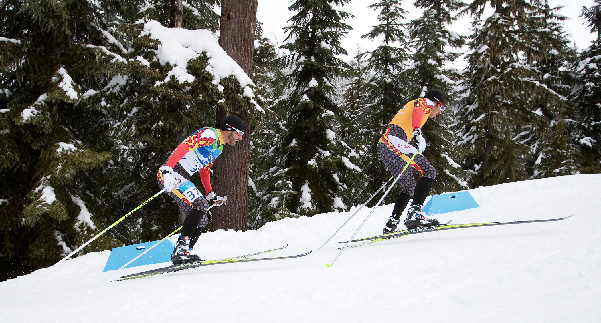 Brian McKeever and Robin McKeever, Vancouver 2010 - Para Nordic Skiing