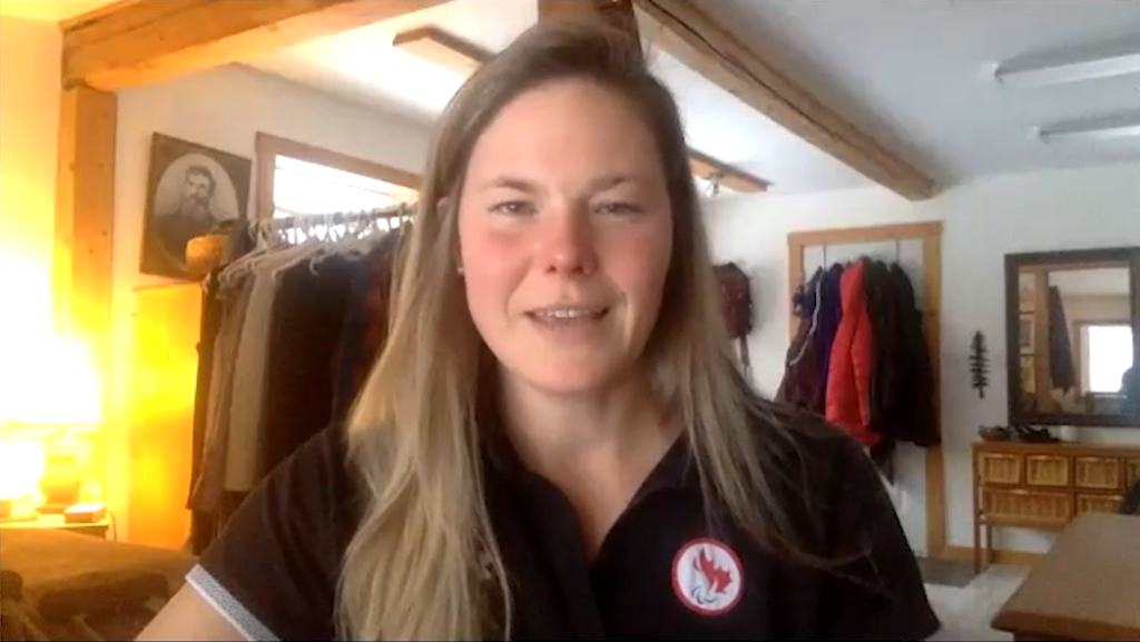 Stephanie Dixons speaking via Zoom
