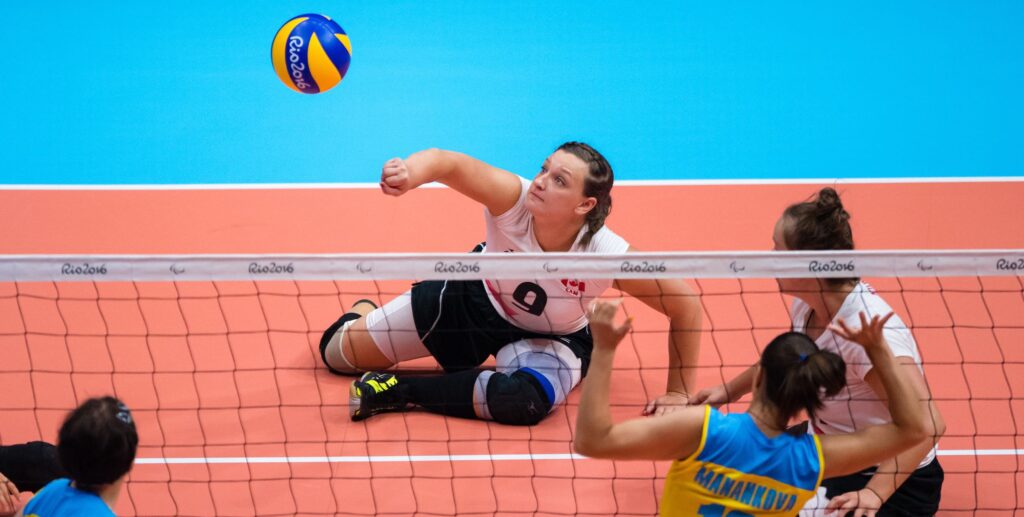 Sitting volleyball game in Rio