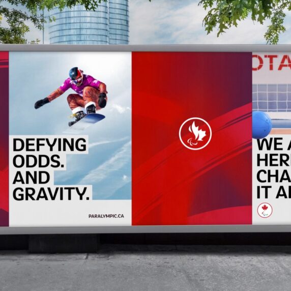 The Canadian Paralympic Committee's new brand that features unique Para movements mapped from the real movements of Para athletes