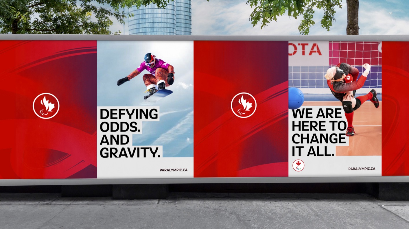 The Canadian Paralympic Committee's new brand that features unique Para movements mapped from the real movements of Para athletes