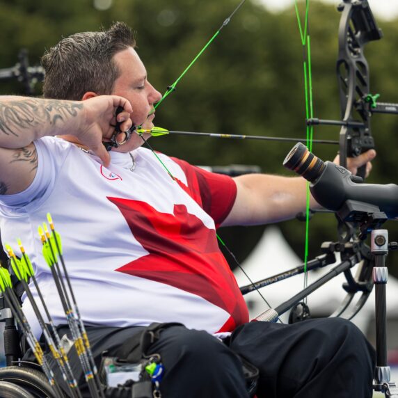 Kyle Tremblay. Para archery