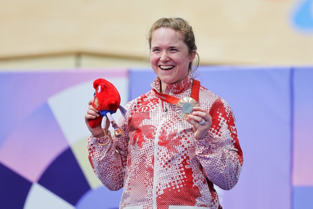 Bronze medallist Kate O'Brien, Para cycling