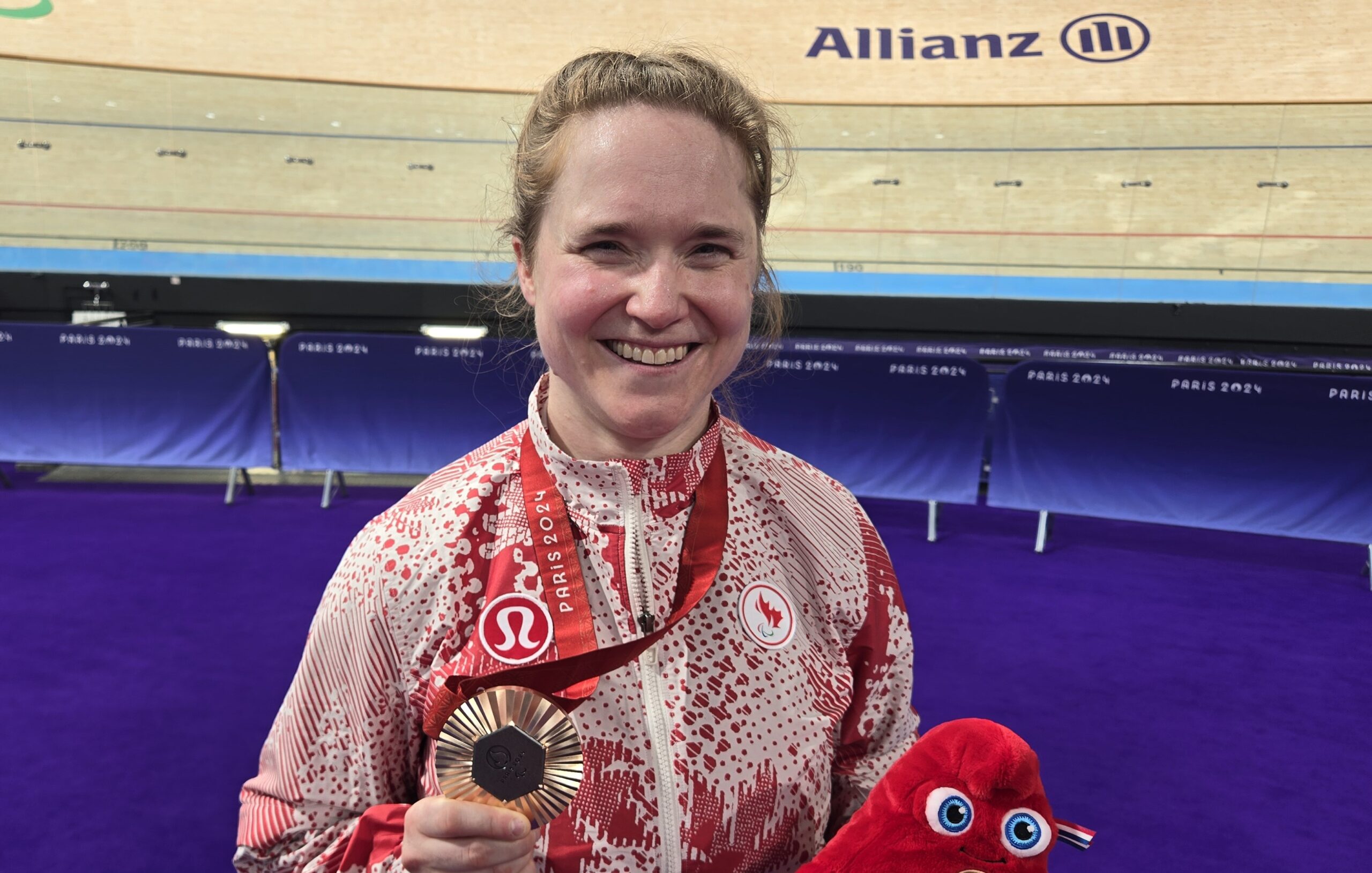 Bronze medallist Kate O'Brien, Para cycling