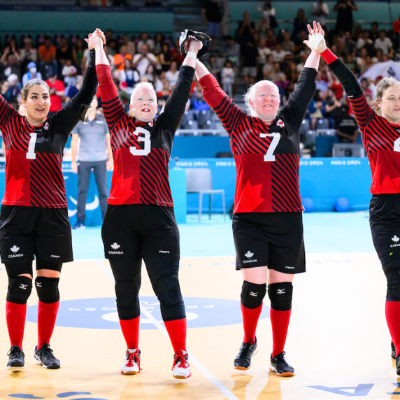 Canada takes on Korea in Women’s Goalball at the 2024 Paralympic Games