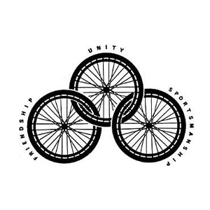 Logo of the Rome 1960 Paralympic Games featuring three interlocking wheelchair wheels, symbolizing friendship, unity, and sportsmanship.