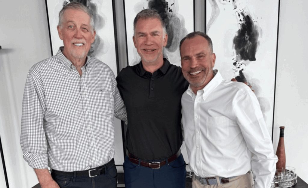 Jim Westlake, Dean Brokop and Robert Cassius de Linval