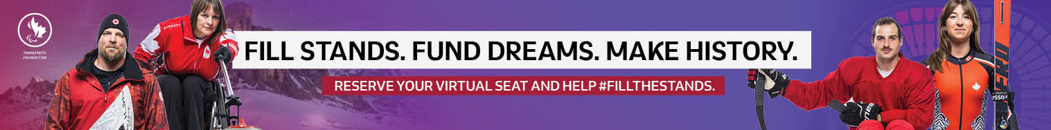 Athletes edited into a graphic to promote #FillTheStands fundraiser