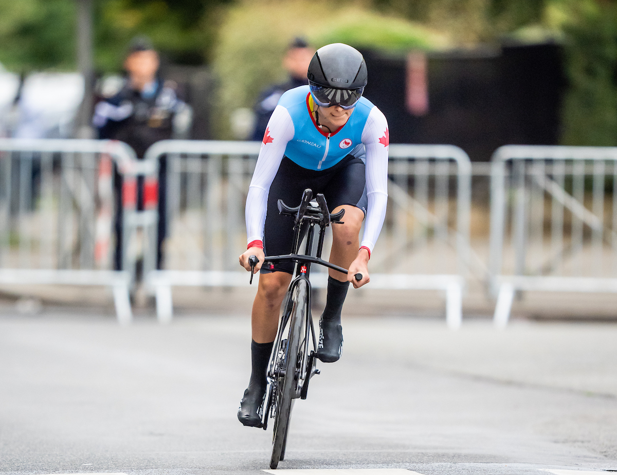 Keely Shaw competing in Paris 2024 Paralympic Games